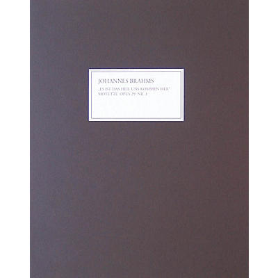 G. Henle Verlag Motet Op. 29, No. 1 (Facsimile) Henle Facsimile Series Softcover