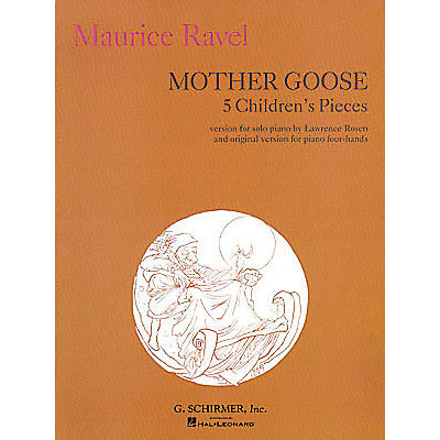 G. Schirmer Mother Goose Suite Piano Solo 5 Children's Pieces Five By Ravel