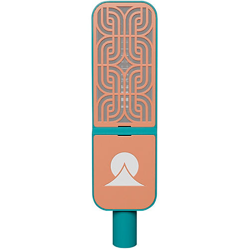 Ohma World Motif Ribbon Microphone Teal & Apricot