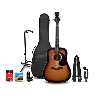 Mitchell Motion D150 Dreadnought Acoustic Guitar Deluxe Pack -