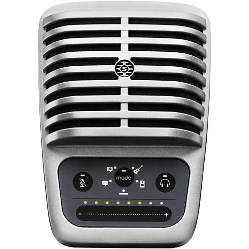 Shure Motiv Mv51 Digital Large Diaphragm Condenser Microphone With Usb And Lightning Cables Included Musician S Friend