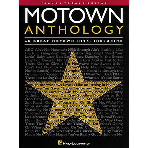 Hal Leonard Motown Anthology Piano, Vocal, Guitar Songbook