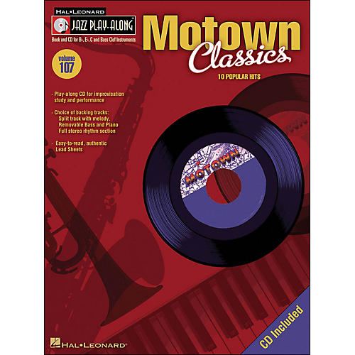 Motown Classics - Jazz Play-Along Volume 107 (CD/Pkg)