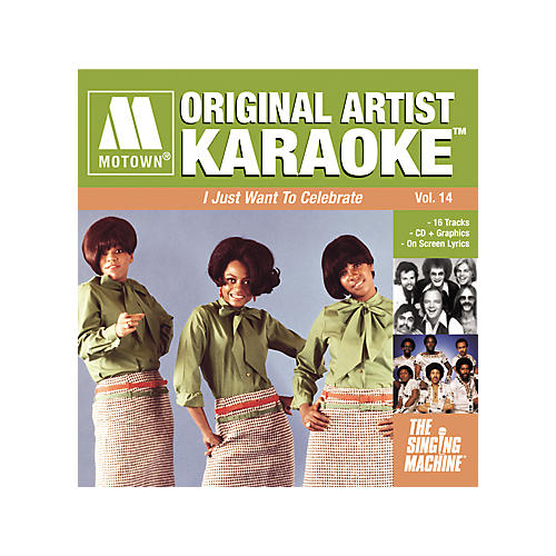 Motown I Just Want To Celebrate Karaoke CD+G