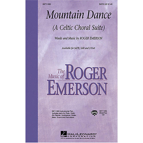 Hal Leonard Mountain Dance (A Celtic Choral Suite) SATB composed by Roger Emerson