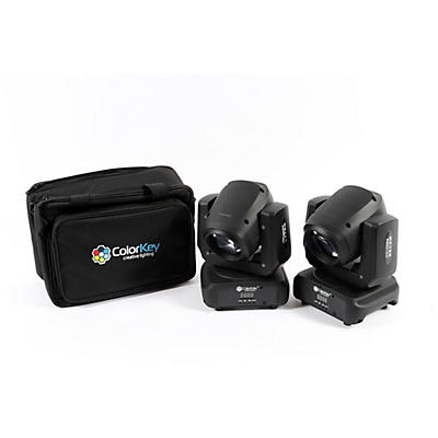 ColorKey Mover Beam 100 2-Pack Bundle With Carrying Bag