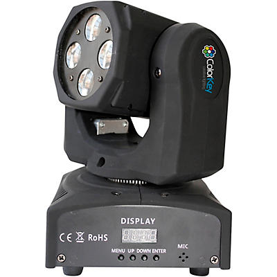 ColorKey Mover Mini Superbeam QUAD 4 RGBW LED Moving Head Lighting Effect