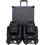 ColorKey Mover Spot 150 2-Pack Bundle w/ Flight Case Trolley (All Black)