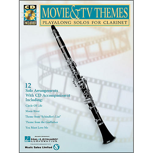 Movie And TV Themes - Playalong Solos for Clarinet Book/CD