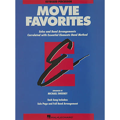Hal Leonard Movie Favorites Keyboard Percussion
