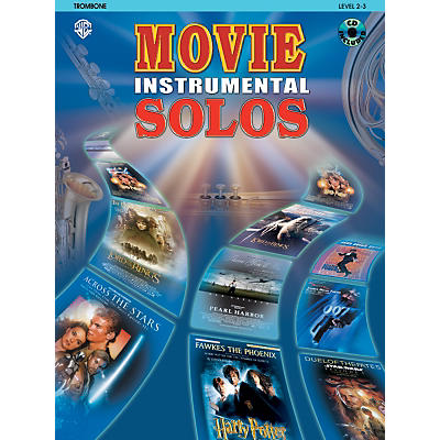 Alfred Movie Instrumental Solos Trombone Book & CD