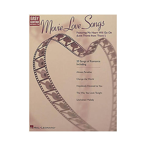 Movie Love Songs Guitar Tab Songbook