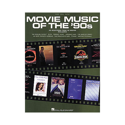 Movie Music of the 90's Piano, Vocal, Guitar Songbook