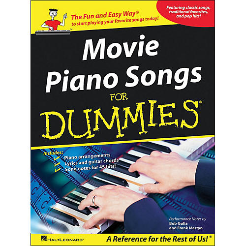 Movie Piano Songs for Dummies arranged for piano, vocal, and guitar (P/V/G)