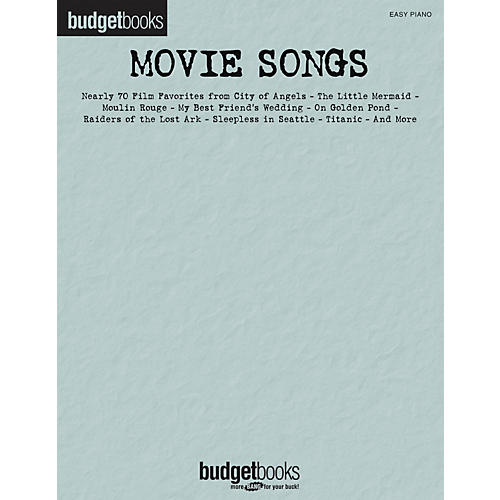 Hal Leonard Movie Songs - Budget Book Series For Easy Piano