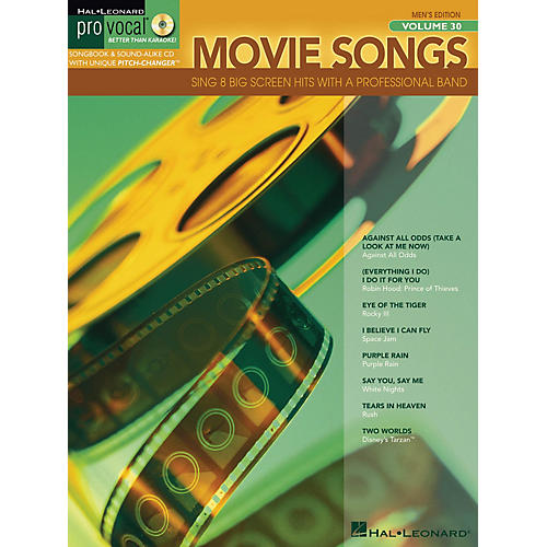 Movie Songs (Pro Vocal Men's Edition Volume 30) Pro Vocal Series Softcover with CD Composed by Various