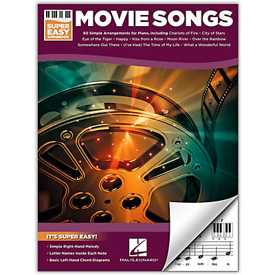 Hal Leonard Movie Songs-Super Easy Songbook for Piano