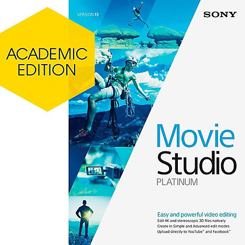 Movie Studio 13 Platinum - Academic Software Download