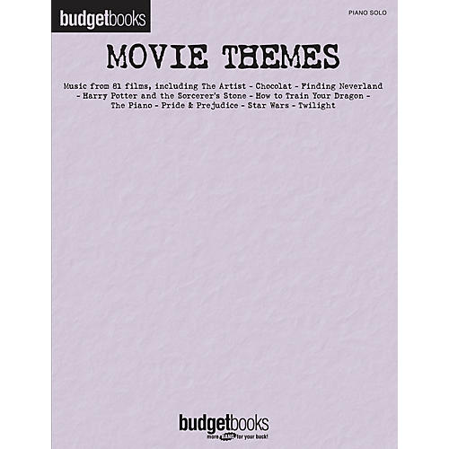 Hal Leonard Movie Themes (Budget Books) Piano Solo Songbook