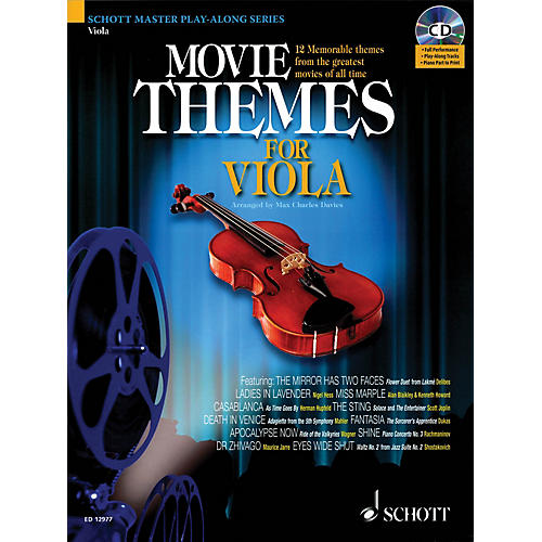 Movie Themes for Viola Instrumental Play-Along Series