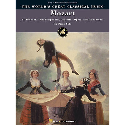 Hal Leonard Mozart - Simplified Piano Solos World's Greatest Classical Music Series (Intermediate)
