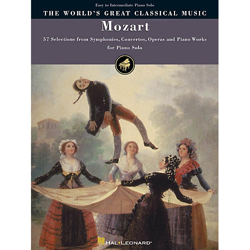 Hal Leonard Mozart - Simplified Piano Solos World's Greatest Classical Music Series (Intermediate)