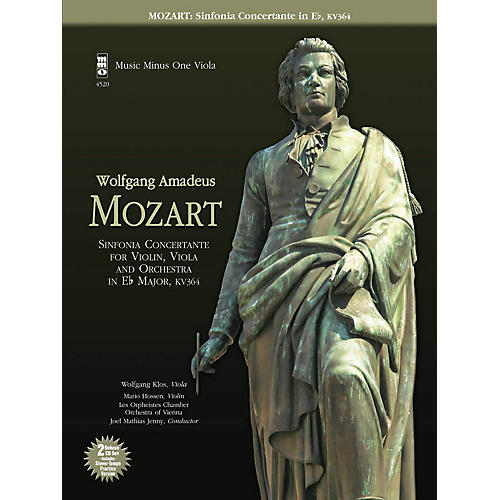 Mozart - Sinfonia Concertante in E-flat, KV364 Music Minus One Series Softcover with CD