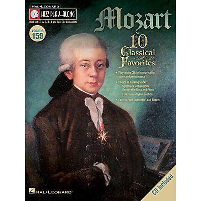 Hal Leonard Mozart (Jazz Play-Along Volume 159) Jazz Play Along Series Softcover with CD