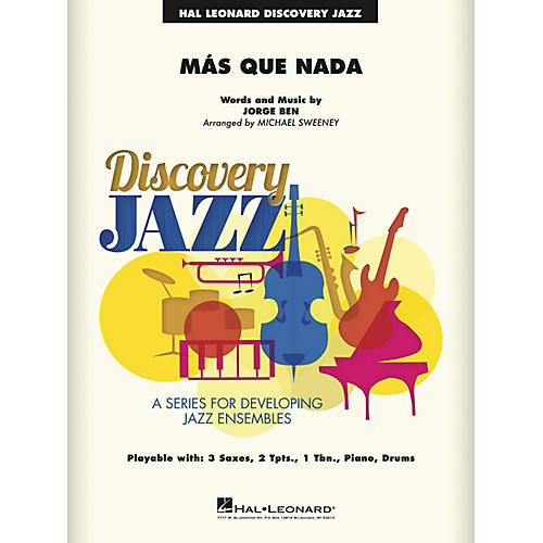 Hal Leonard Más Que Nada Jazz Band Level 1-2 Arranged by Michael Sweeney