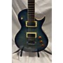 Used Mitchell Ms470 Solid Body Electric Guitar denim burst blue
