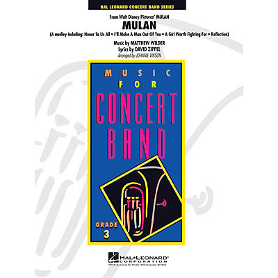 Hal Leonard Mulan - Young Concert Band Series Level 3 arranged by Johnnie Vinson