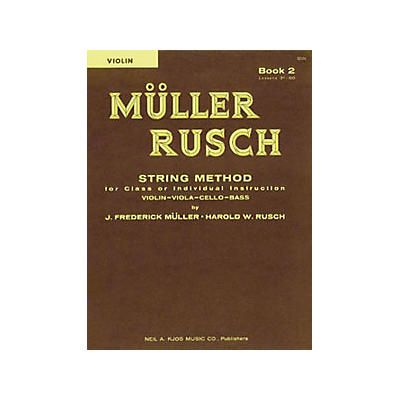 KJOS Muller-Rusch String Method 2 Violin Book