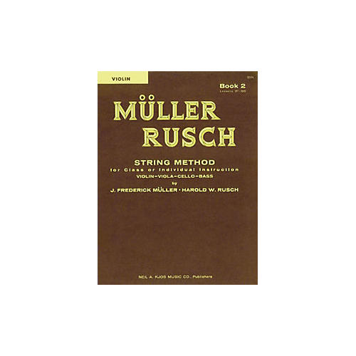 KJOS Muller-Rusch String Method 2 Violin Book