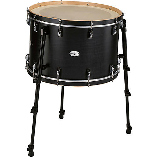 Black Swamp Percussion Multi Bass Drum in Satin Concert Black Stain 22 in.