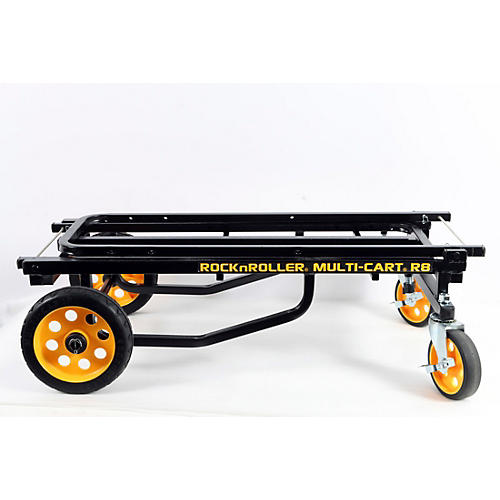 Rock N Roller Multi-Cart 8-in-1 Equipment Transporter Cart Condition 3 - Scratch and Dent Black Frame/Yellow Wheels, Mid 197881102715