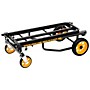 RockNRoller Multi-Cart R8RT Midrange 8-in-1 Equipment Transporter Cart - Black Frame/Yellow Wheels Mid