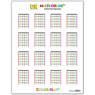 T-556 Art Poster Guitar Chords Chart Key Music Graphic Exercise Hot Silk 27x40IN 