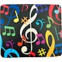 AIM Multi-Color Music Notes Mousepad