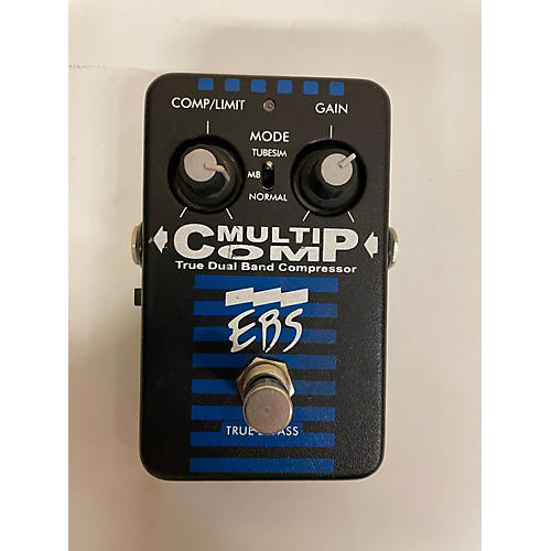 EBS MultiComp True Dual Band Compressor Bass Effect Pedal