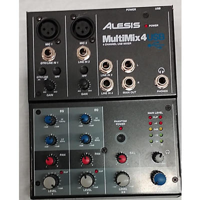 Alesis MultiMix 4 USB Compact Unpowered Mixer