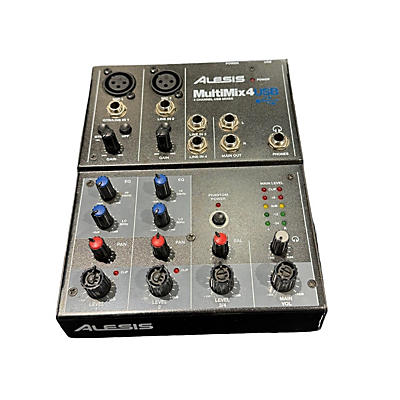 Alesis MultiMix 4 USB Compact Unpowered Mixer