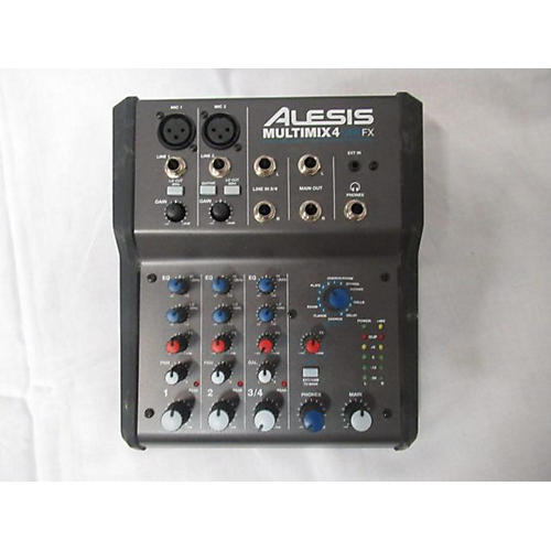 Alesis MultiMix 4 USB FX 4-Channel Unpowered Mixer