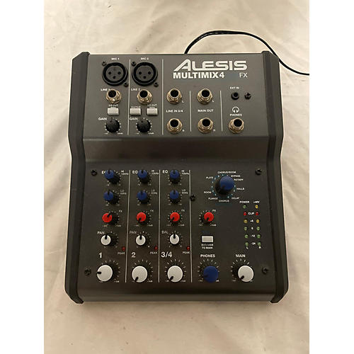 Alesis MultiMix 4 USB FX 4-Channel Unpowered Mixer