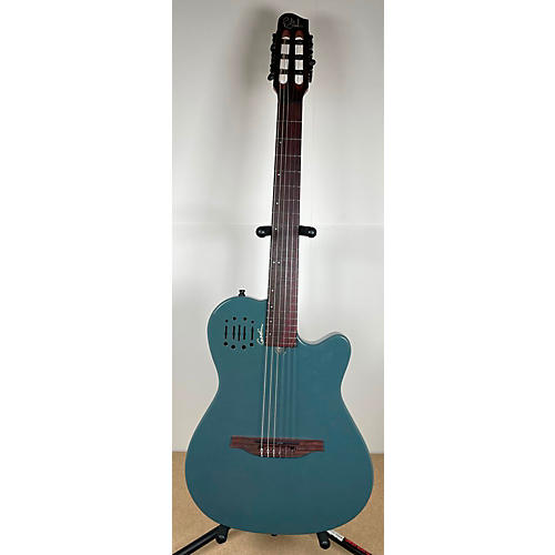 Godin Multiac Mundial Classical Acoustic Electric Guitar Artick Blue