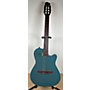 Used Godin Multiac Mundial Classical Acoustic Electric Guitar Artick Blue