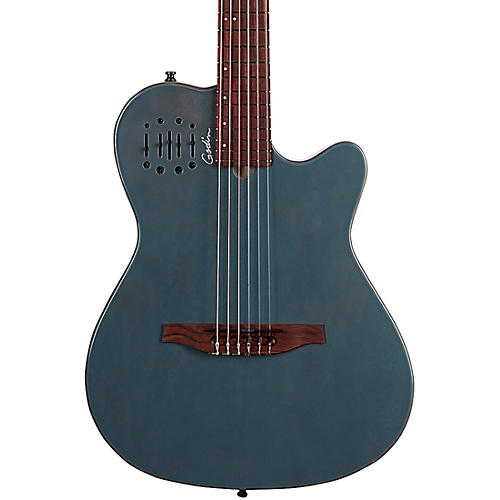 Godin Multiac Mundial Nylon-String Acoustic-Electric Guitar Condition 2 - Blemished Arctik Blue 197881124380