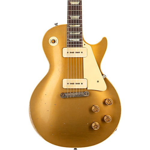 Gibson Custom Murphy Lab 1954 Les Paul Goldtop Reissue Heavy Aged Electric Guitar Double Gold