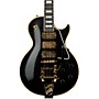 Gibson Custom Murphy Lab 1957 Les Paul Custom Reissue 3-Pickup Bigsby Light Aged Electric Guitar Ebony 741690