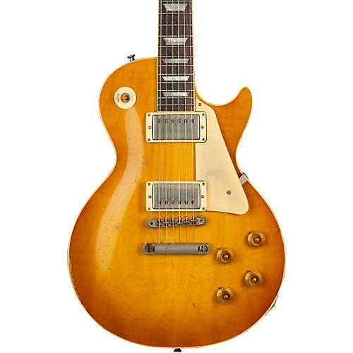 Gibson Custom Murphy Lab 1958 Les Paul Standard Reissue Heavy Aged Electric Guitar Lemon Burst