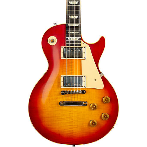 Gibson Custom Murphy Lab 1958 Les Paul Standard Reissue Ultra Light Aged Electric Guitar Washed Cherry Sunburst